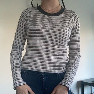 Small American Eagle Striped Sweater